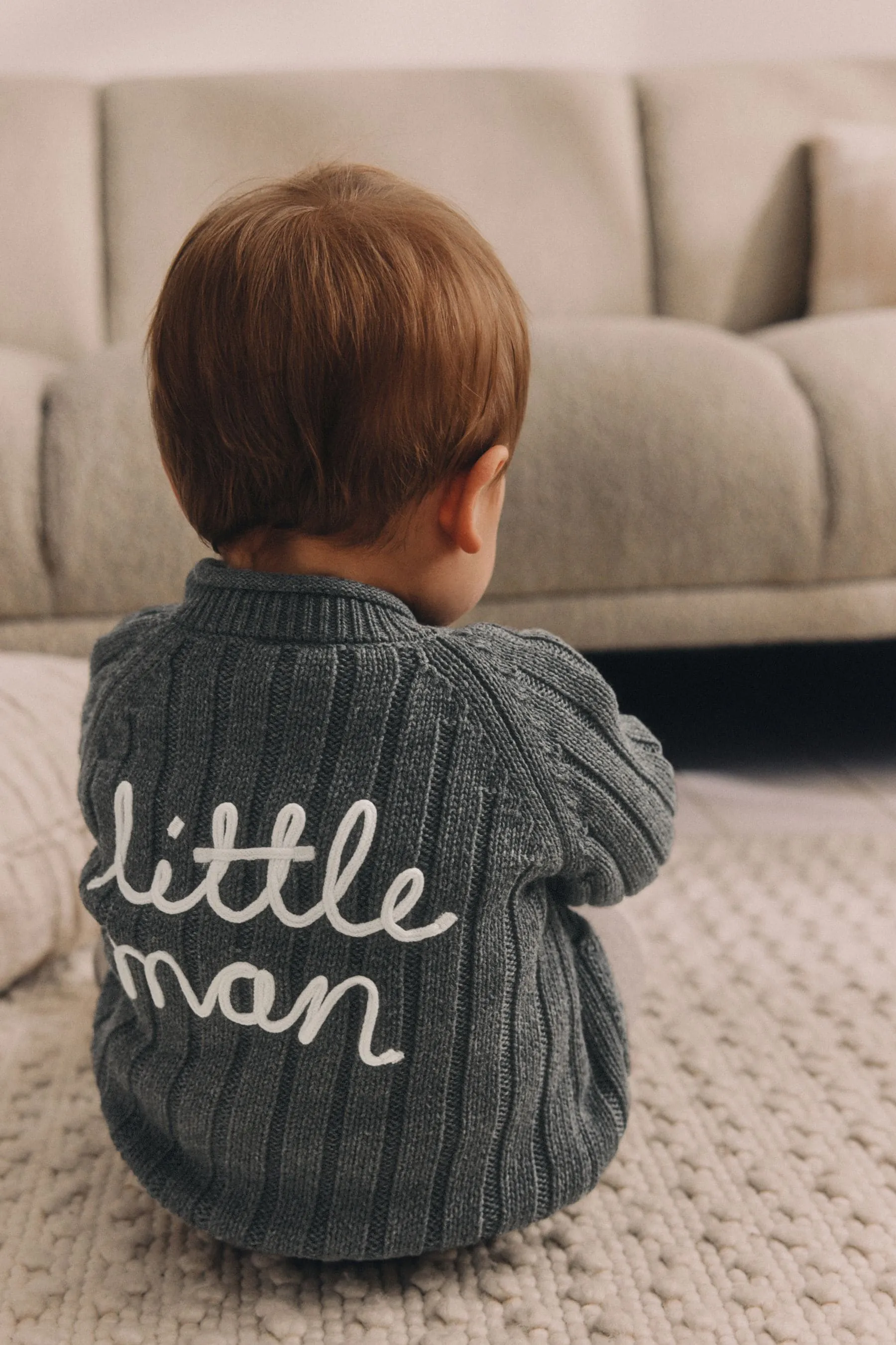 100% Cotton Baby Knitted Cardigan (0mths-2yrs)    