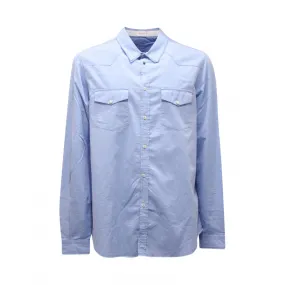 9570AQ camicia uomo OFFICINA36 man cotton shirt sky blue