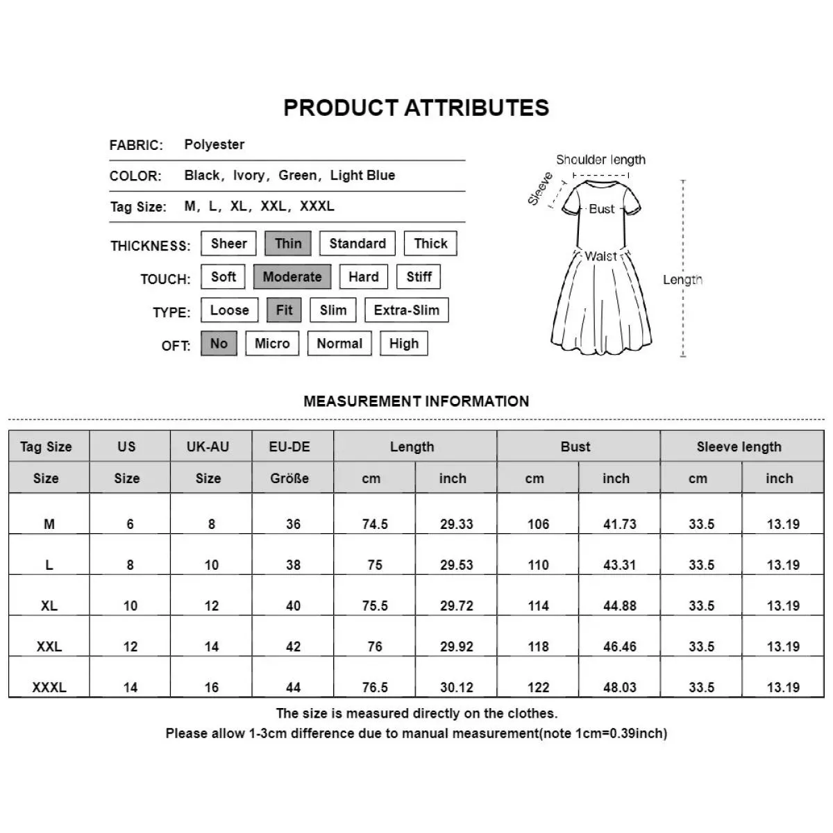 Abito da donna in pizzo per l'estate 2024 tinta unita a vita alta slim fit gonna ampia casual vestito estivo da spiaggia abbigli