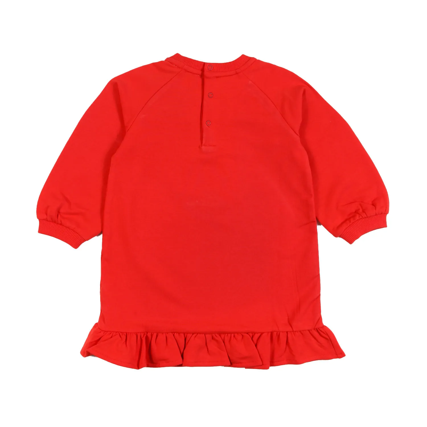 Abito Felpa Rosso Moschino Bimba