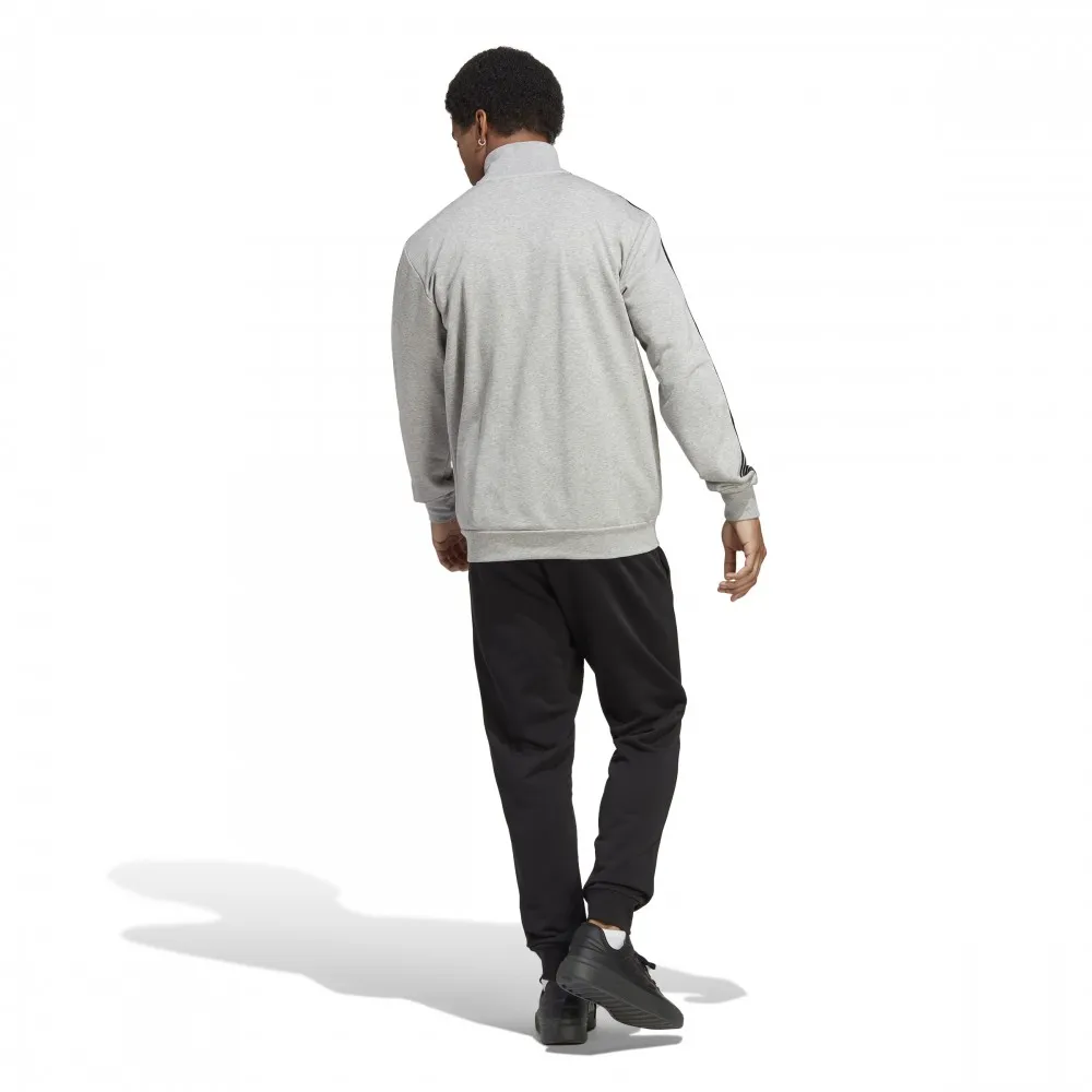 ADIDAS Tuta Sportiva Con Cerniera Senza Cappuccio Grigio Uomo