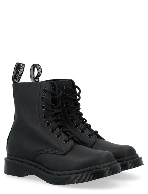 Anfibio Dr. Martens Pascal Mono in pelle martellata nera