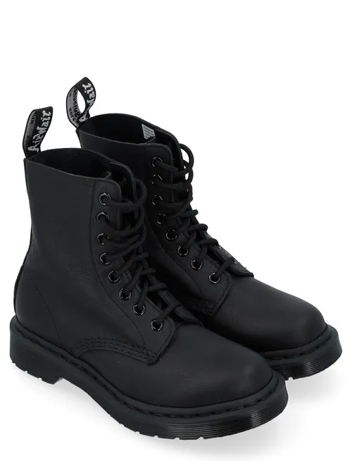 Anfibio Dr. Martens Pascal Mono in pelle martellata nera