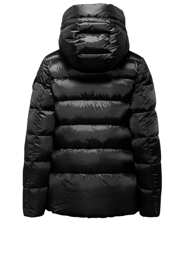 Bomboogie women's down jacket in shiny nylon Rome GW6012TDLC3 90 black