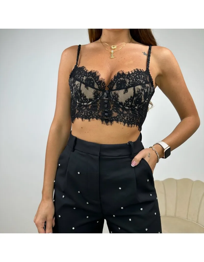 BRALETTE IN PIZZO NERA