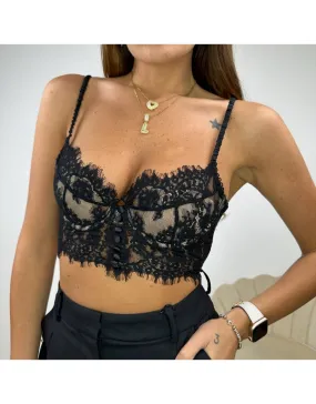 BRALETTE IN PIZZO NERA