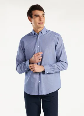 Camicia a microquadri uomo