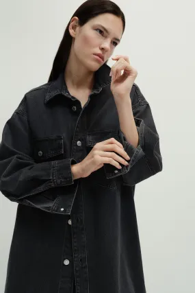 Camicia oversize in denim