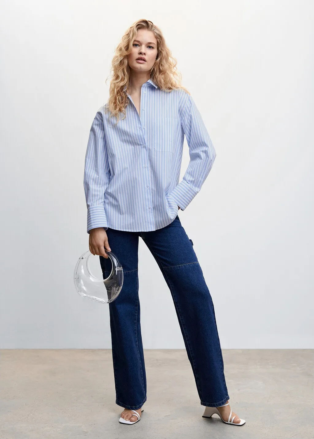 Camicia oversize righe