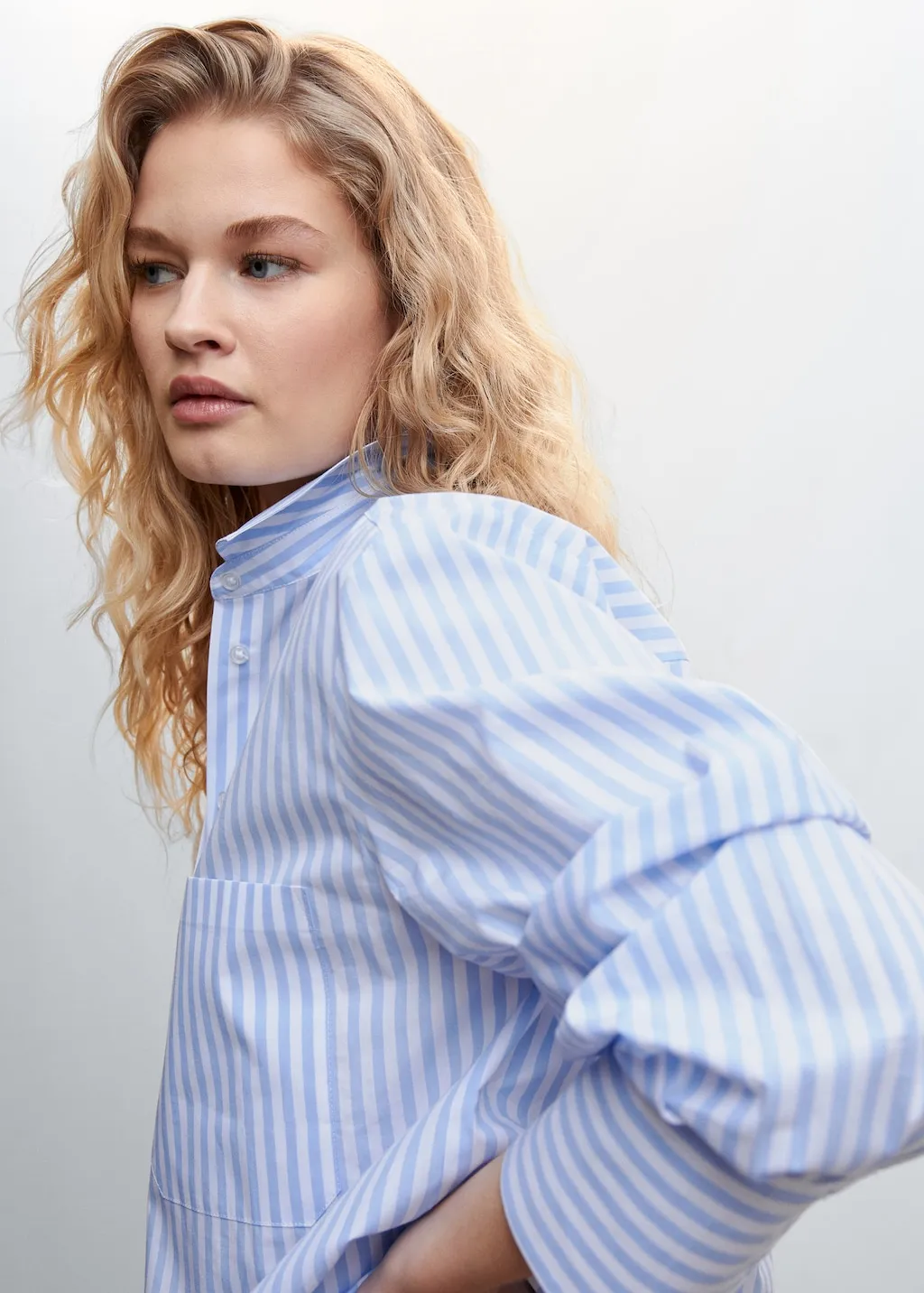 Camicia oversize righe