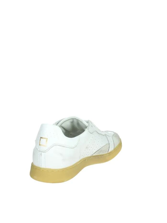 D.A.T.E.  SNEAKERS BASSA W391-SL-CA-BN BIANCO