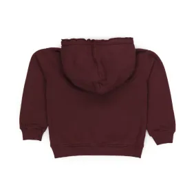 Felpa Bordeaux Cappuccio Unisex