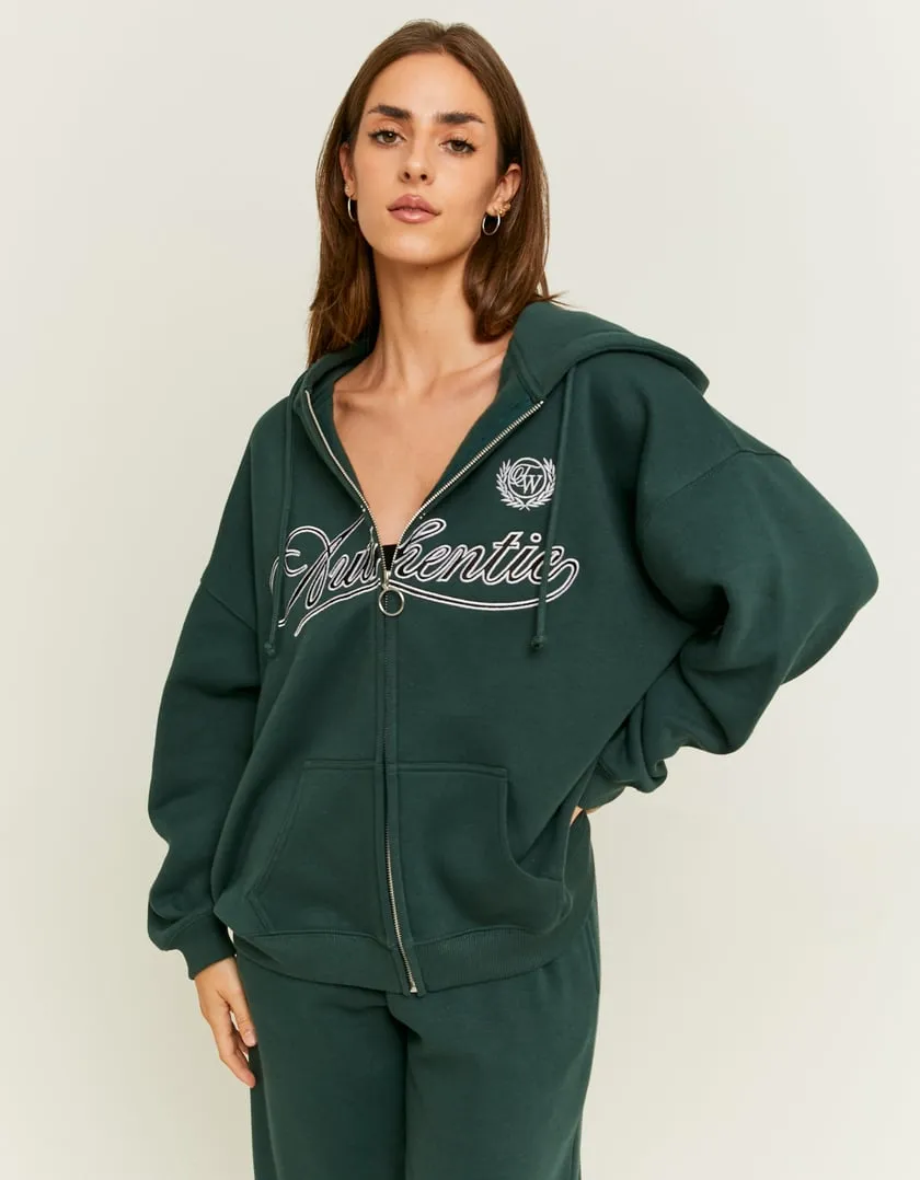 Felpa Oversize Verde  