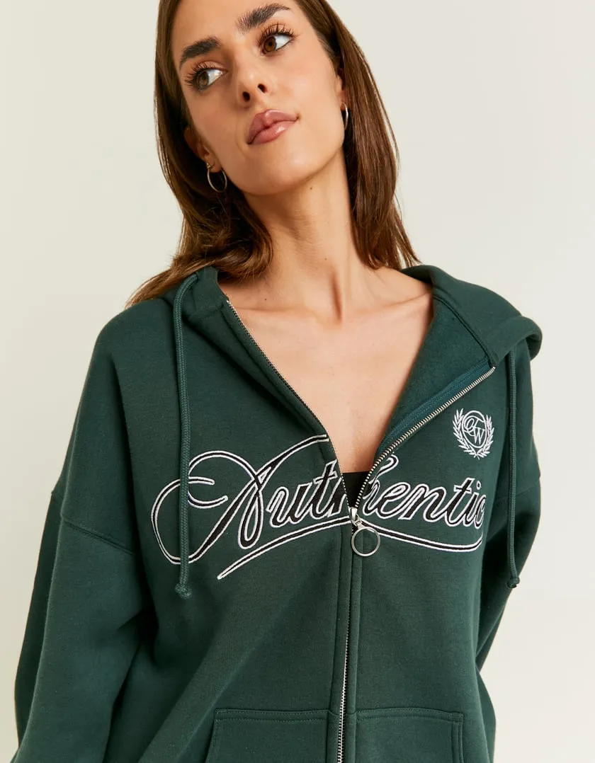 Felpa Oversize Verde  