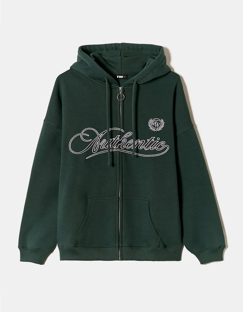 Felpa Oversize Verde  