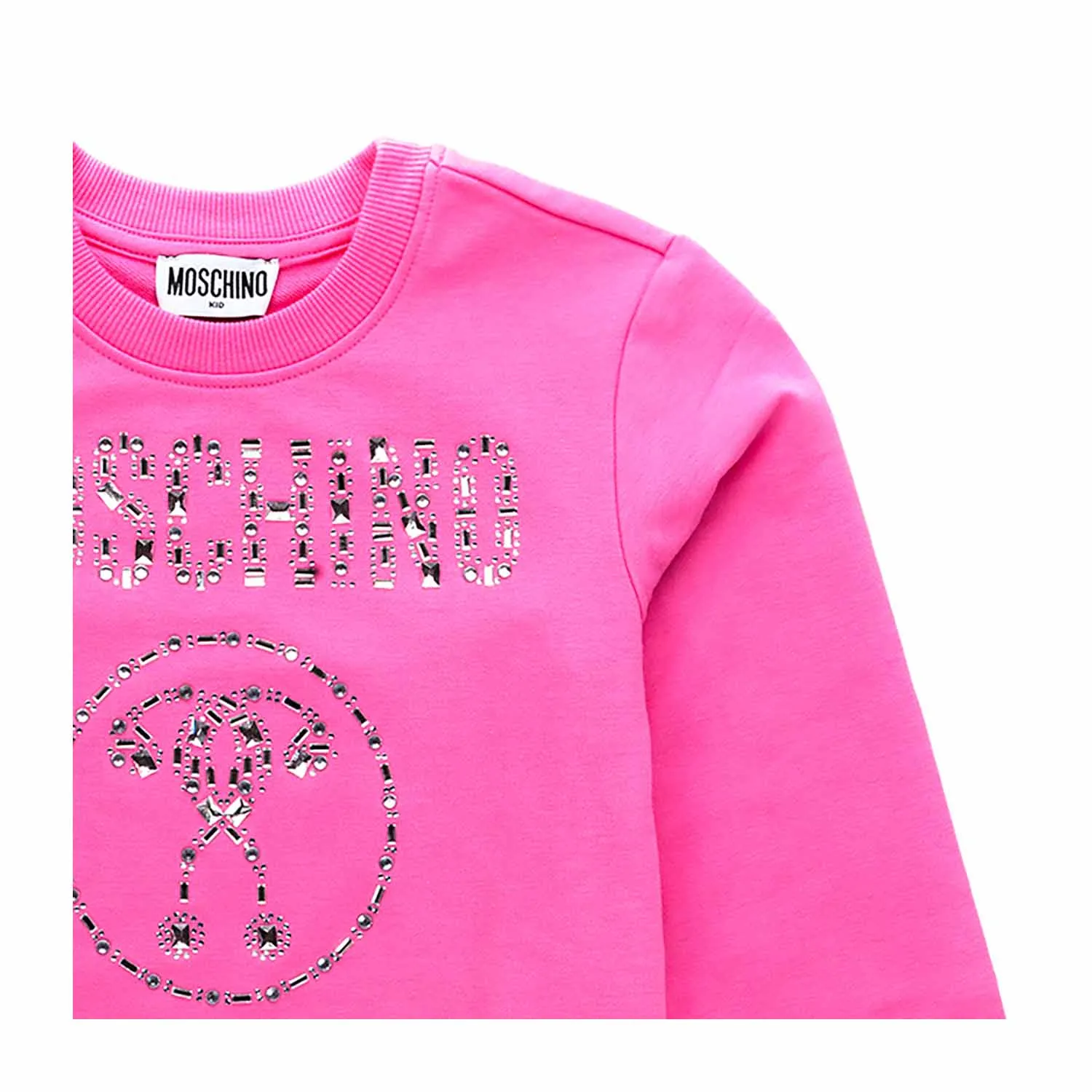 Felpa Rosa Logo Bambina Teenager