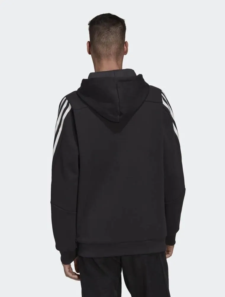 Felpa Sportiva Aperta Adidas - Black
