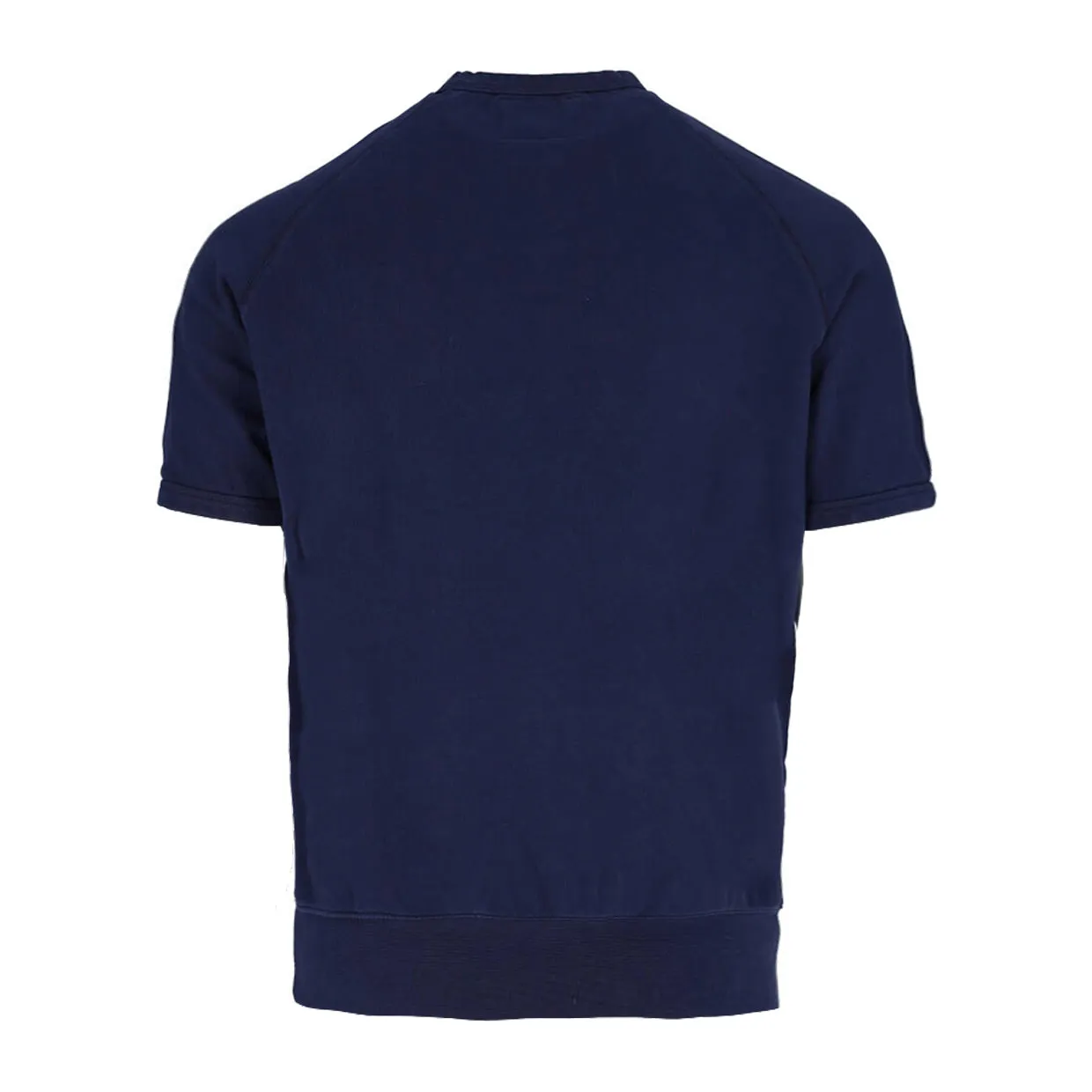 Felpa Uomo Bl'ker Maniche Corte Blu Navy