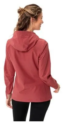 Giacca antivento da donna Vaude Neyland Rosso