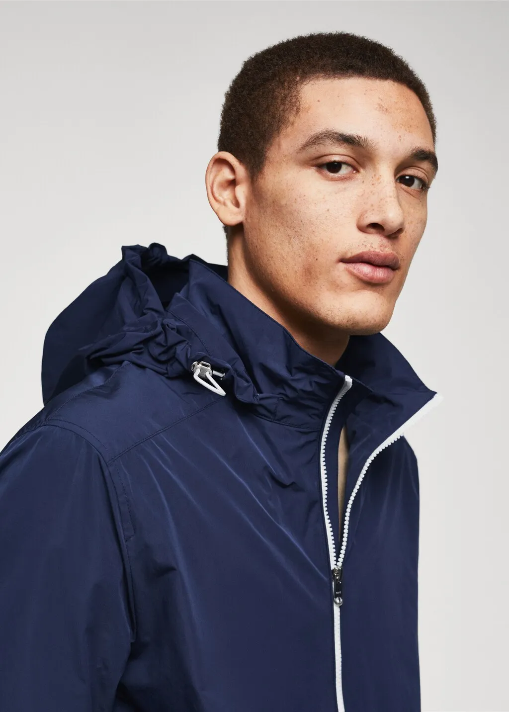 Giacca cappuccio water-repellent