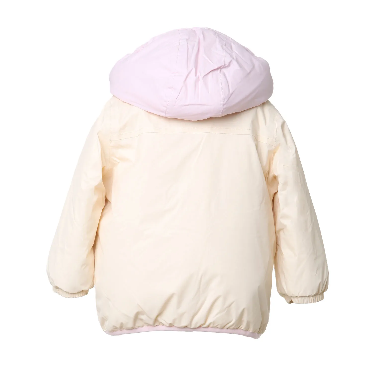 Giacca Claudine Orsetto Beige E Rosa Bimba