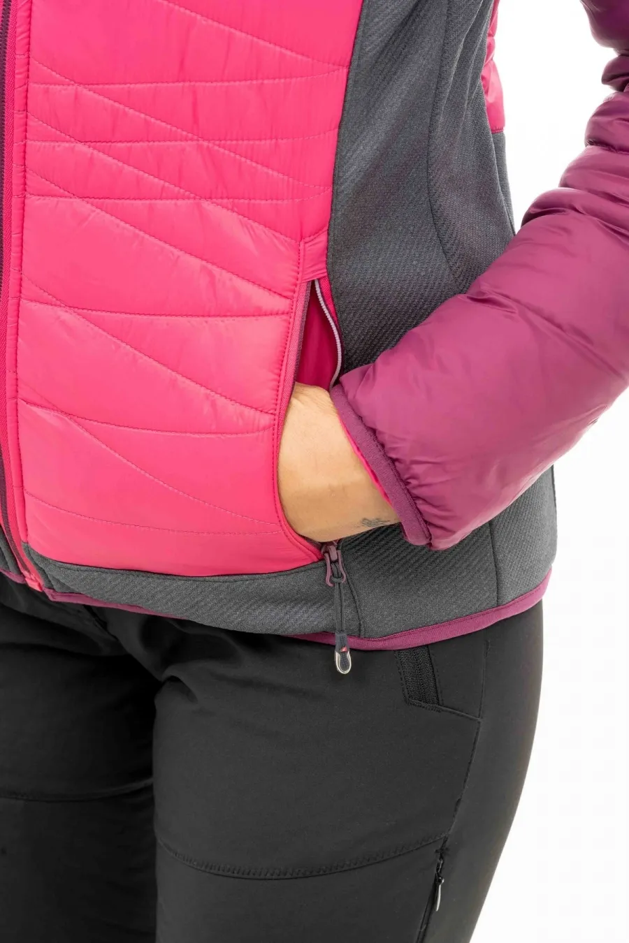 Giacca Donna Hybrid, Termica, Traspirante e Antipioggia - Trekking e Outdoor