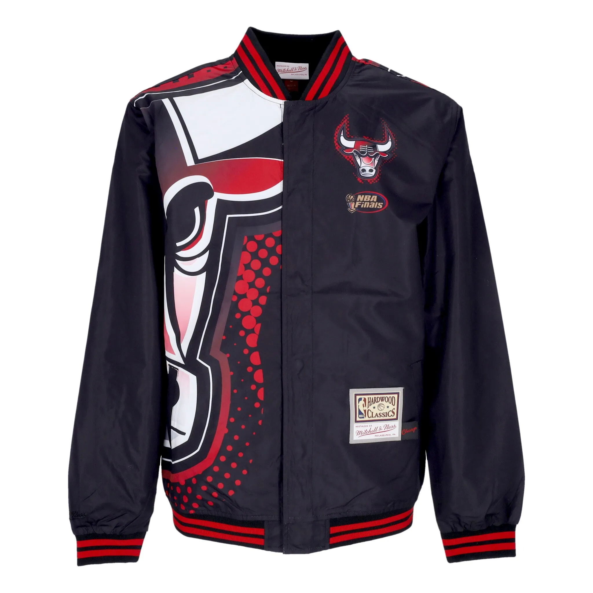 Giubbotto Bomber Uomo Nba Big Face 7.0 Jacket Chibul Black