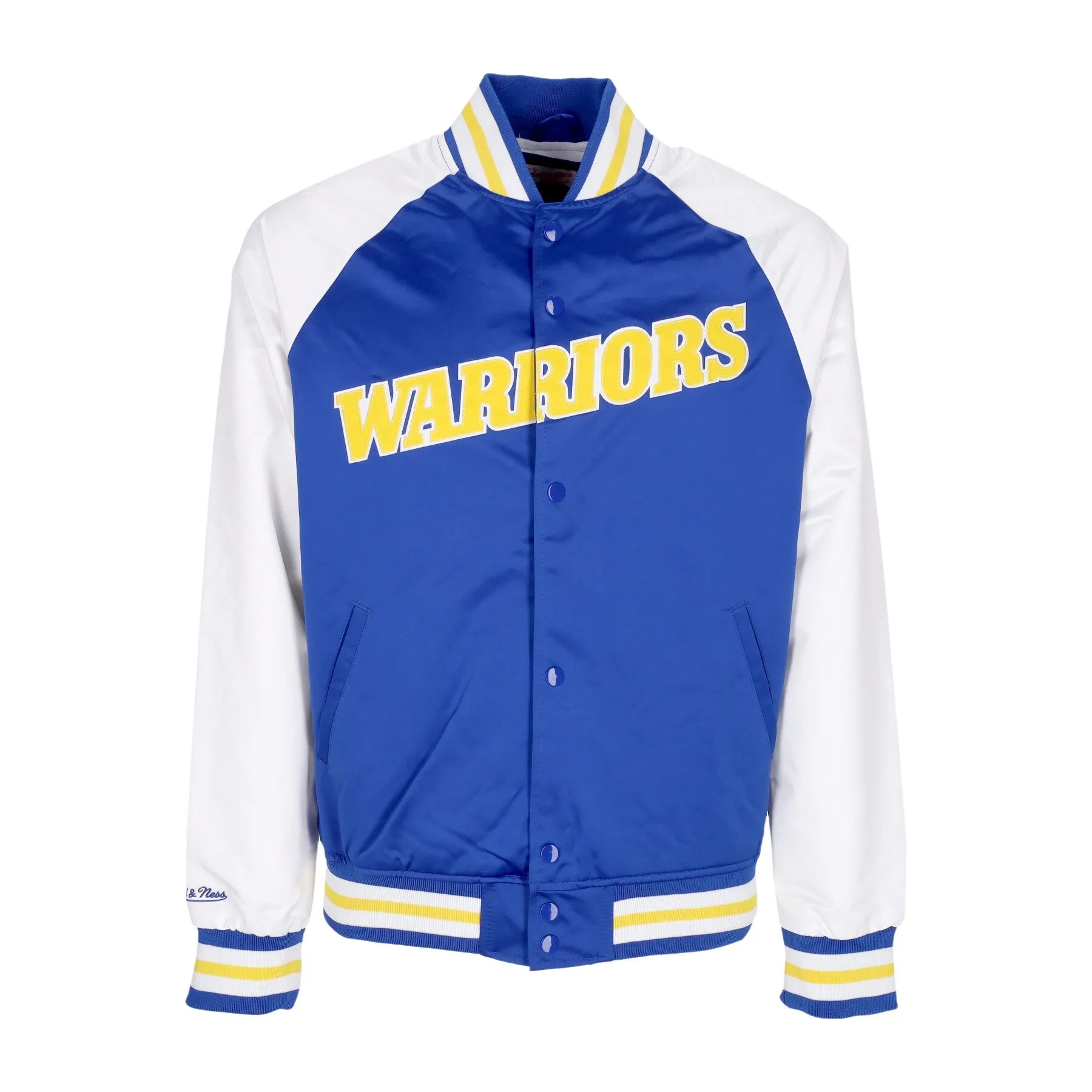 Giubbotto Bomber Uomo Nba Primetime Lw Satin Jacket Hardwood Classics Golwar Royal