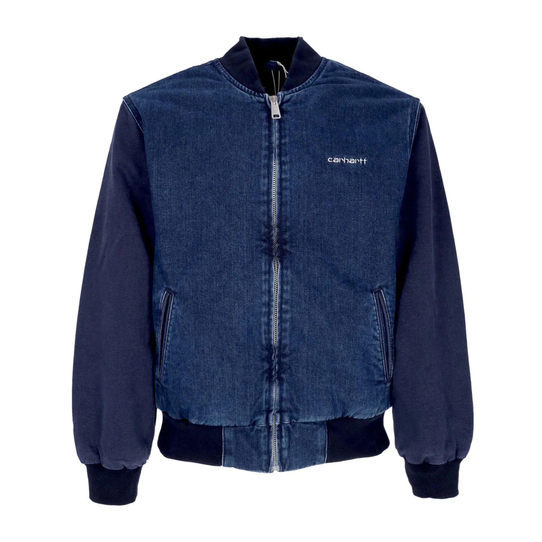 Giubbotto Uomo Paxon Bomber Blue/dark Navy Stone Washed
