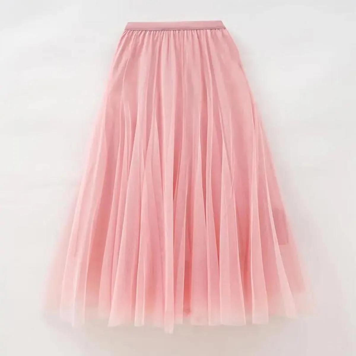 Gonna lunga in tulle Harajuku moda stile  primavera autunno gonna a linea Dummer gonna tutu maxi midi a vita alta vintage