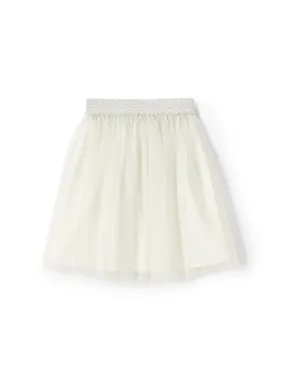 gonna tulle bianco