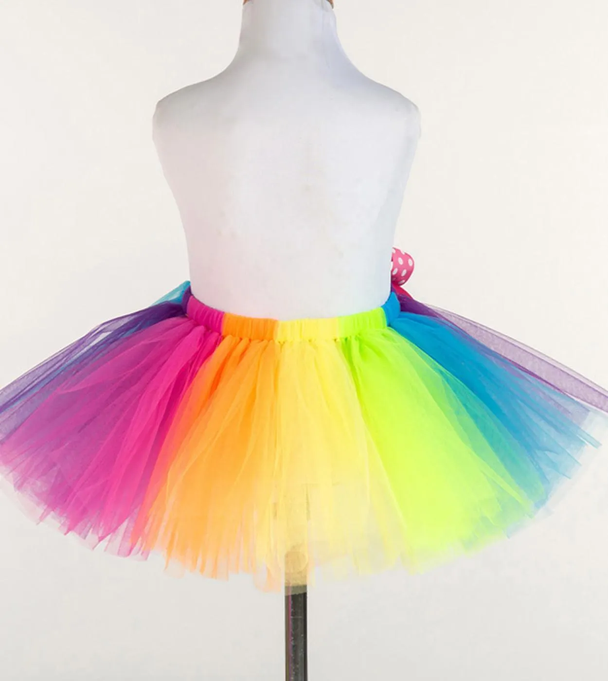 Gonna tutu arcobaleno per ragazze Tutu di danza principessa Toddler Kids Gonne di tulle soffici per la festa di compleanno Costu