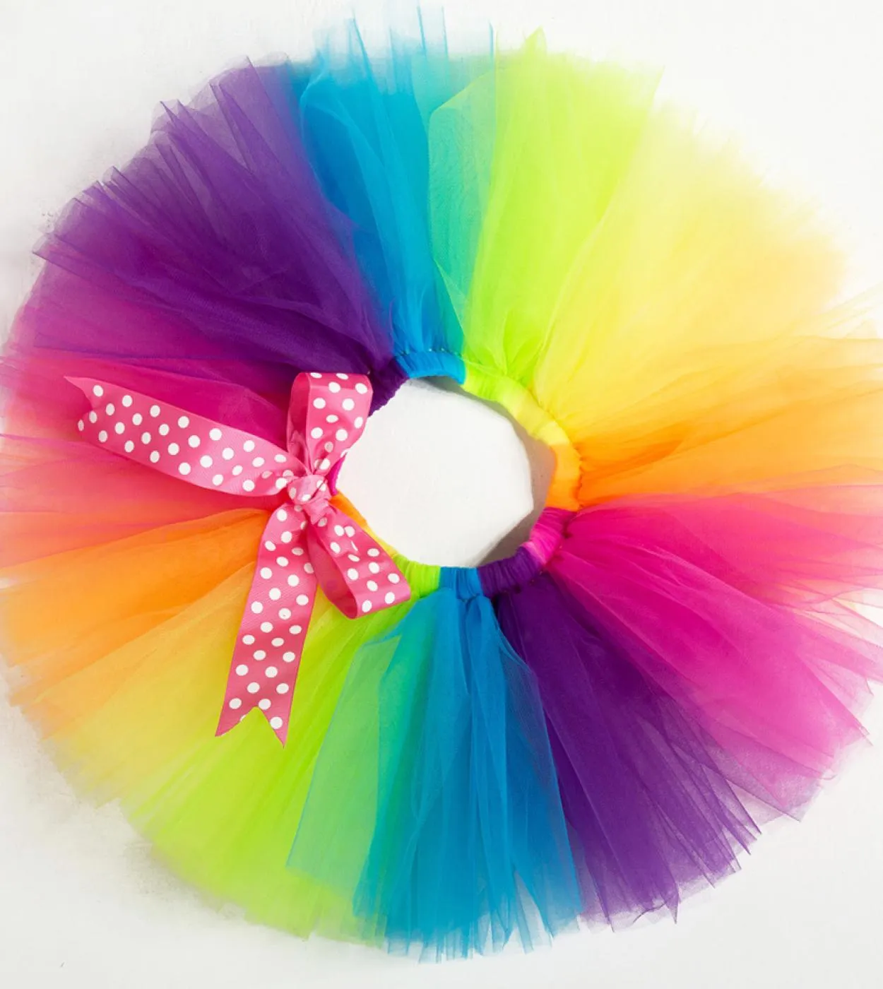 Gonna tutu arcobaleno per ragazze Tutu di danza principessa Toddler Kids Gonne di tulle soffici per la festa di compleanno Costu