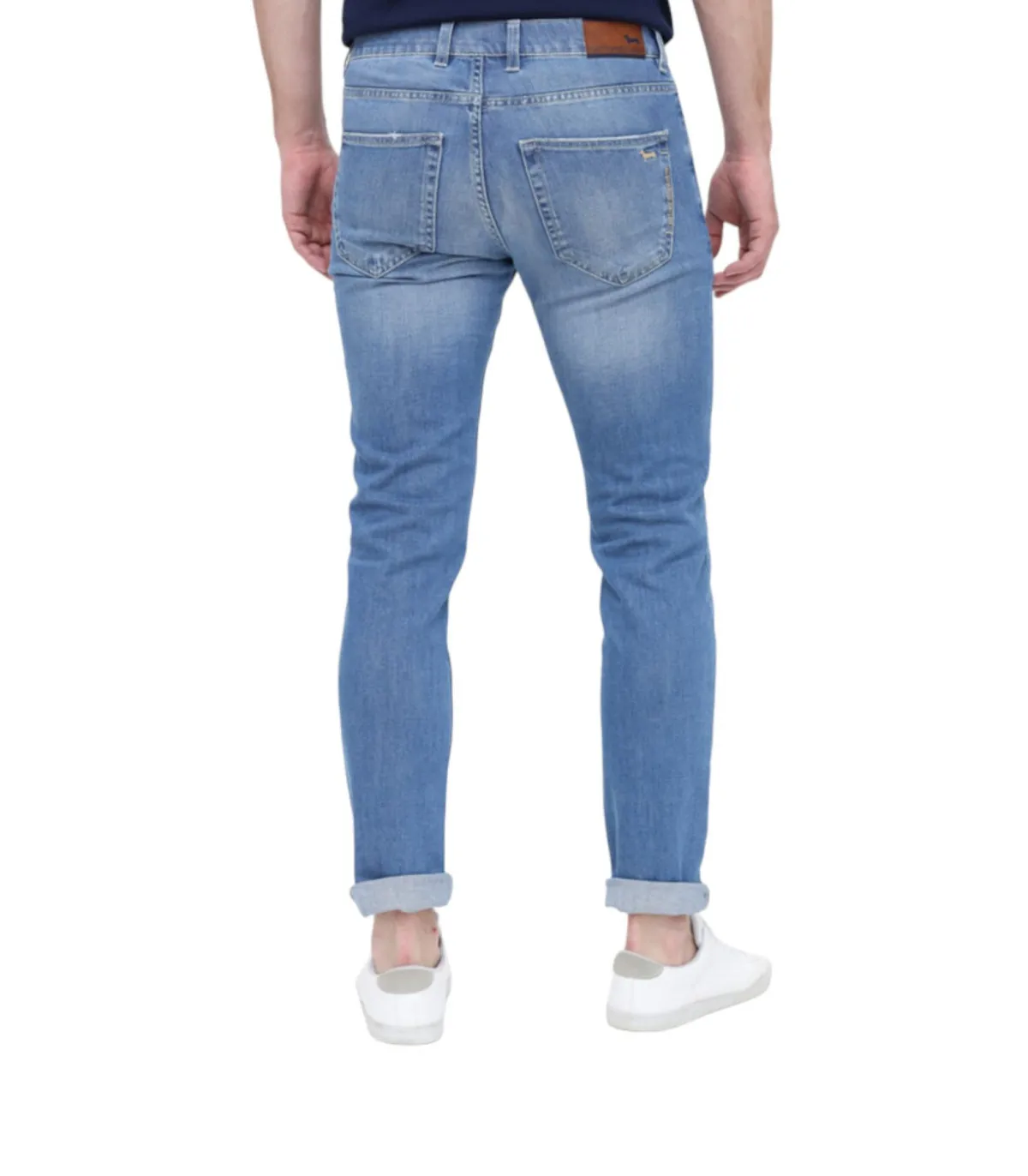 Harmont & Blaine Uomo Jeans 5 Tasche  Narrow Con Ricamo Logo