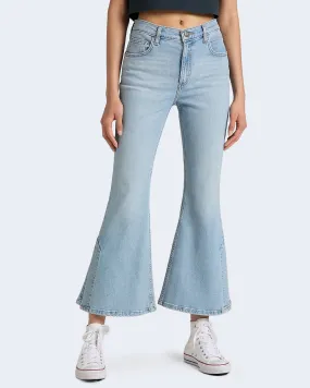 Jeans bootcut Lee split leg flare Denim chiaro