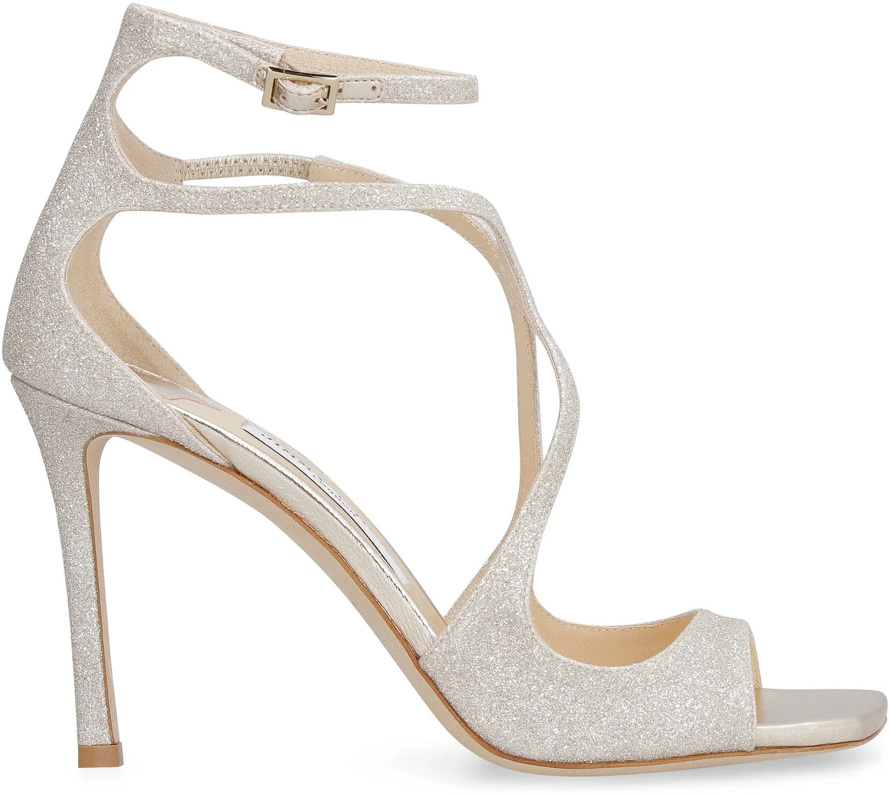Jimmy Choo Sandali Azia 95 glitterati