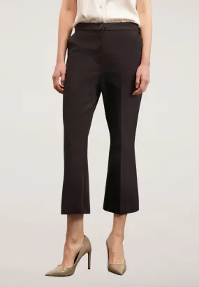 KICK FLARE TINTA UNITA - Pantaloni