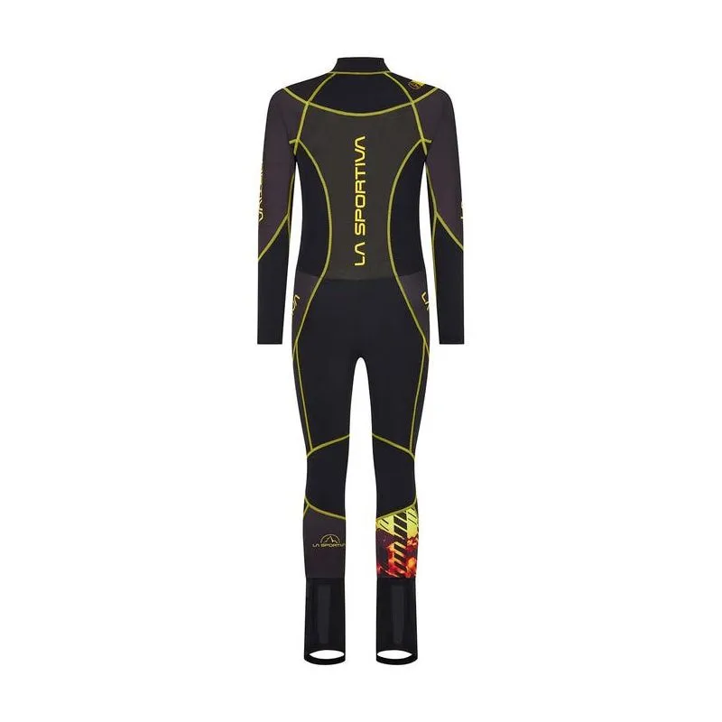 La Sportiva Stratos Racing Suit II (Nero/Giallo) Tuta da sci alpinismo da uomo