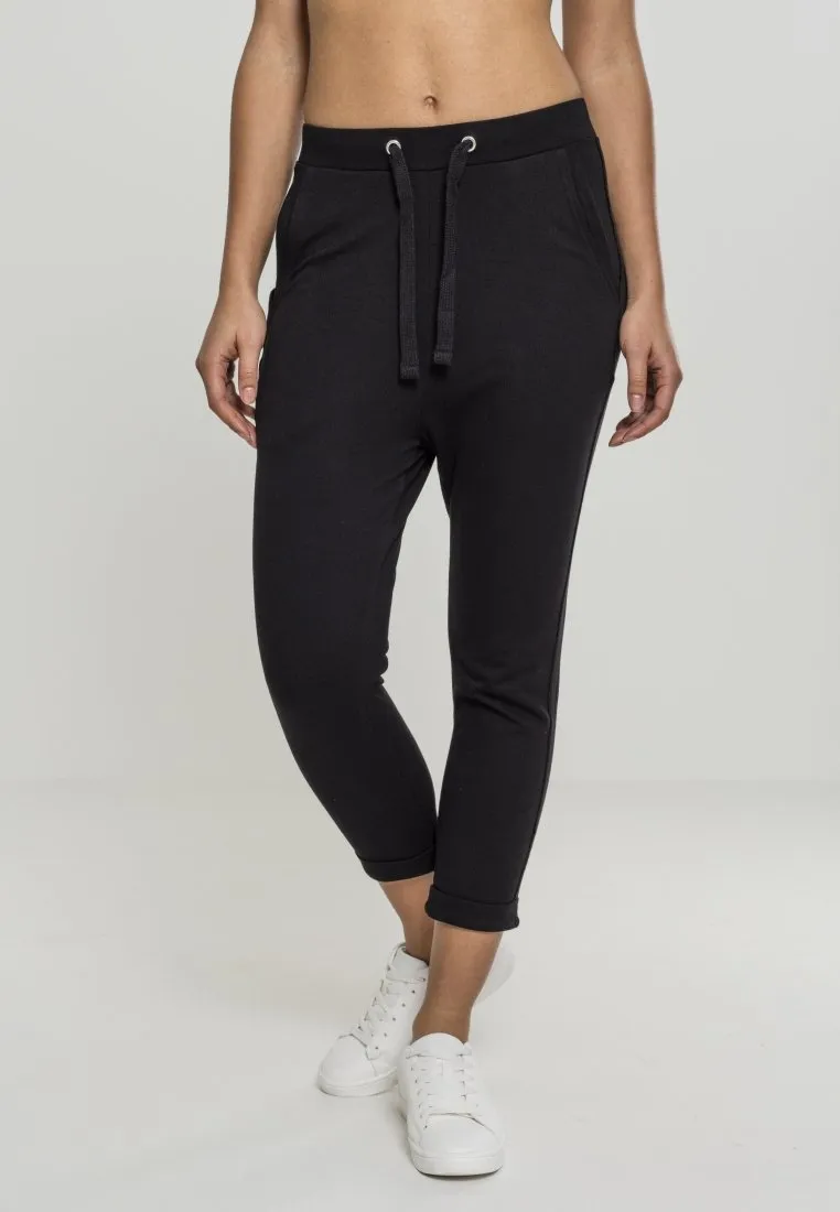 LADIES OPEN EDGE TERRY TURN UP PANTS - Pantaloni sportivi