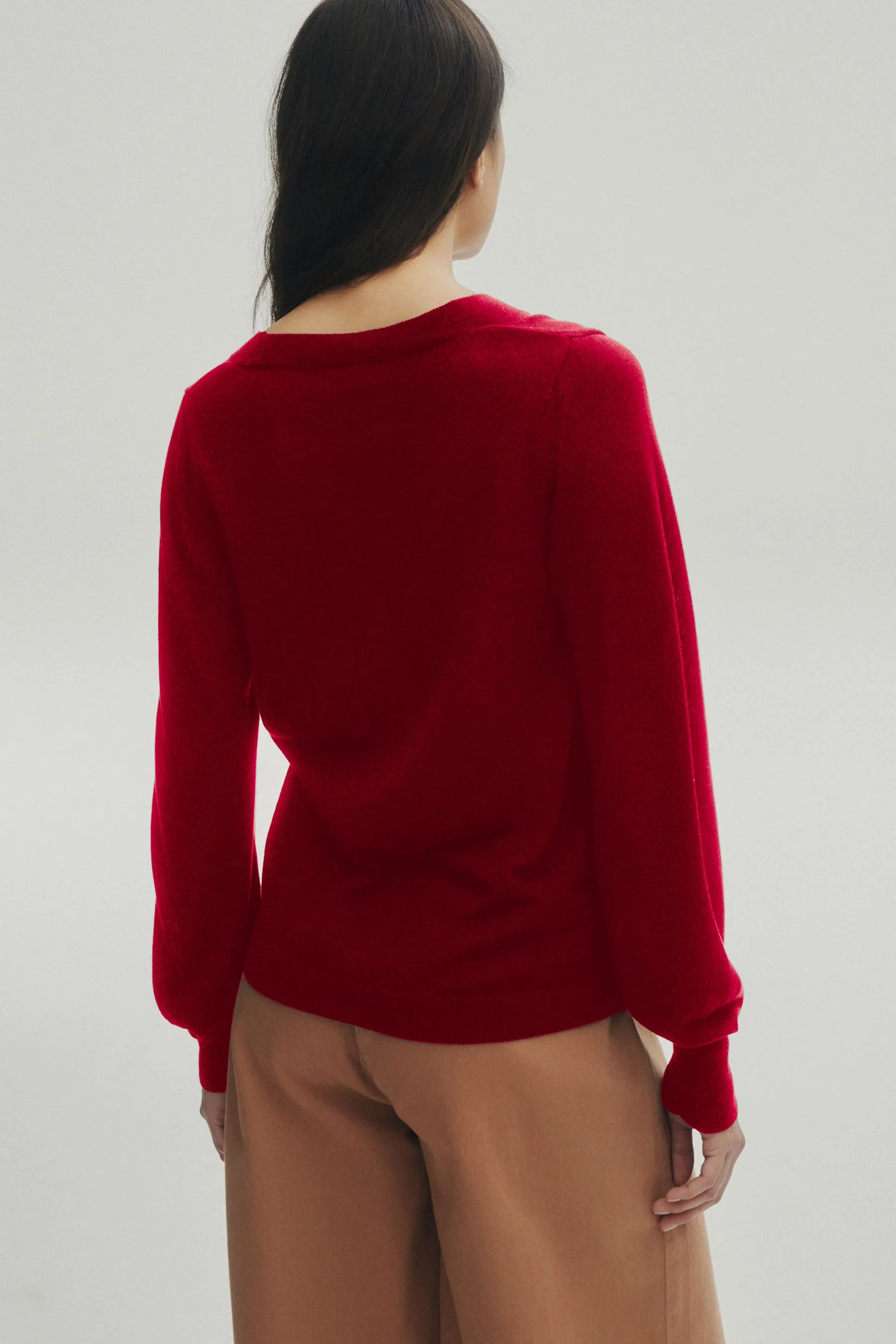 Lyocell - Maglia premium con scollo a V profondo