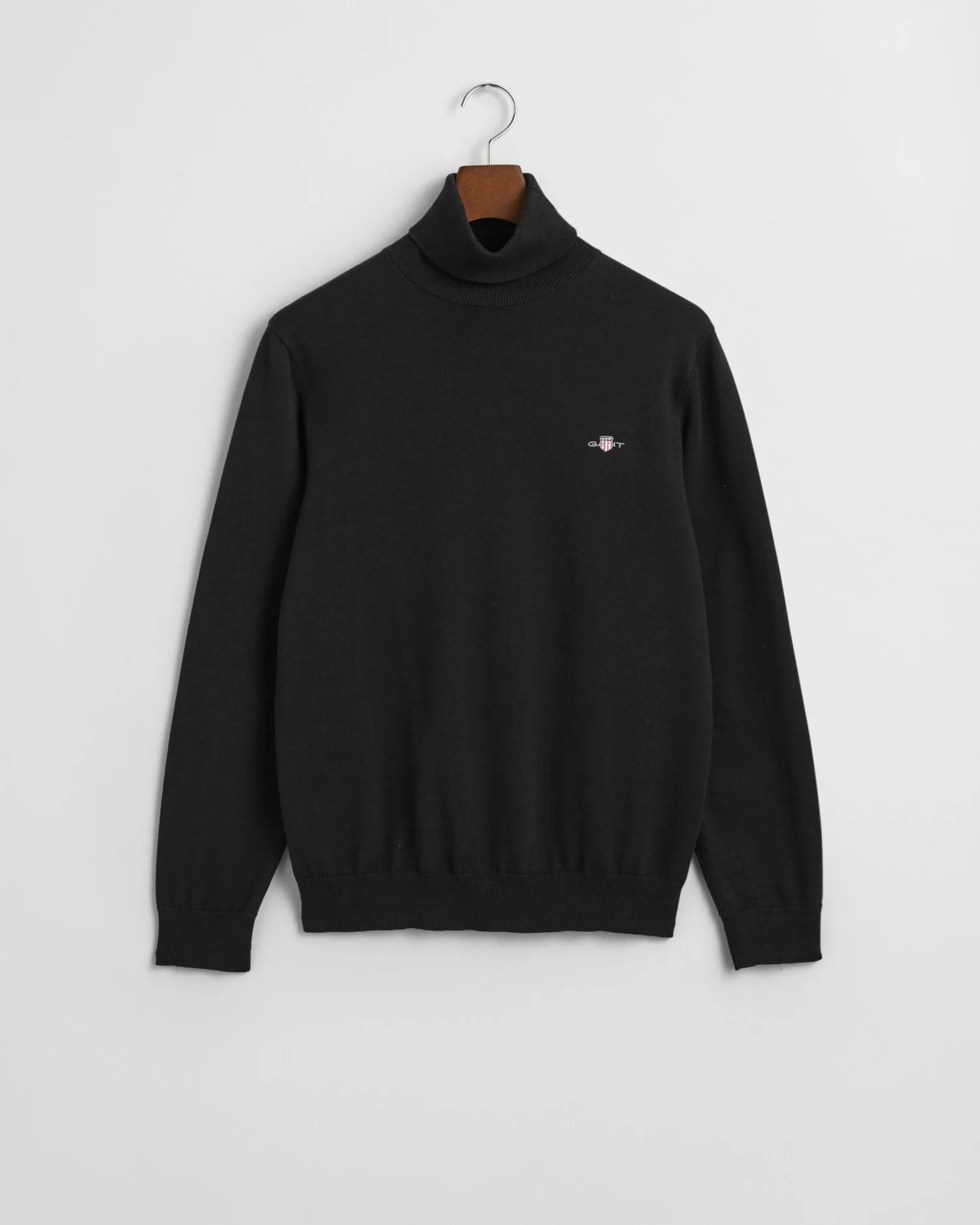Maglia in cotone con collo alto classico    
