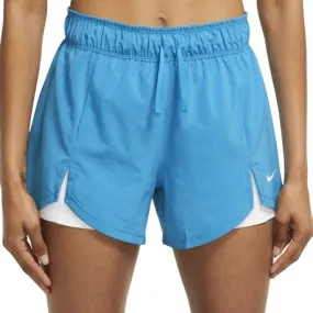 Nike Shorts Sportivi 2 In 1 Azzurro Donna