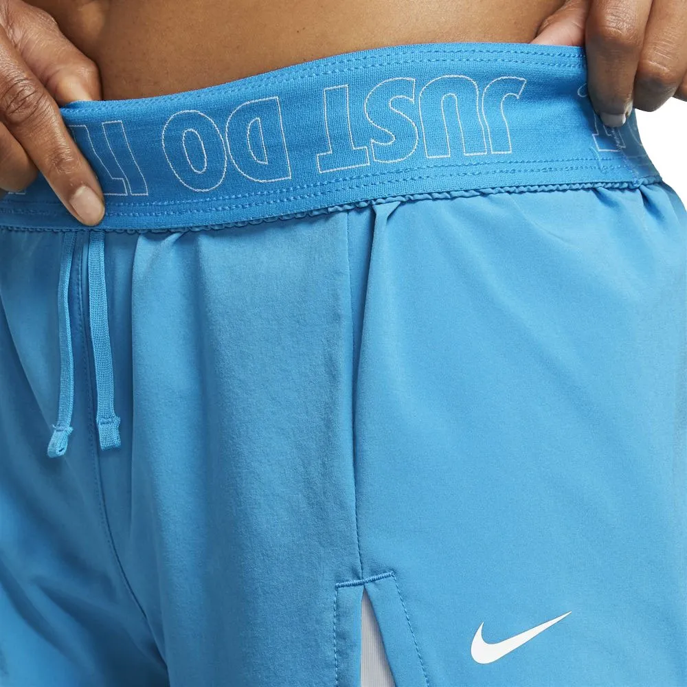 Nike Shorts Sportivi 2 In 1 Azzurro Donna