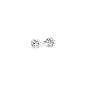 Orecchini Diamanti Matrimonio oro bianco 18k diamanti 0.80 SG79212
