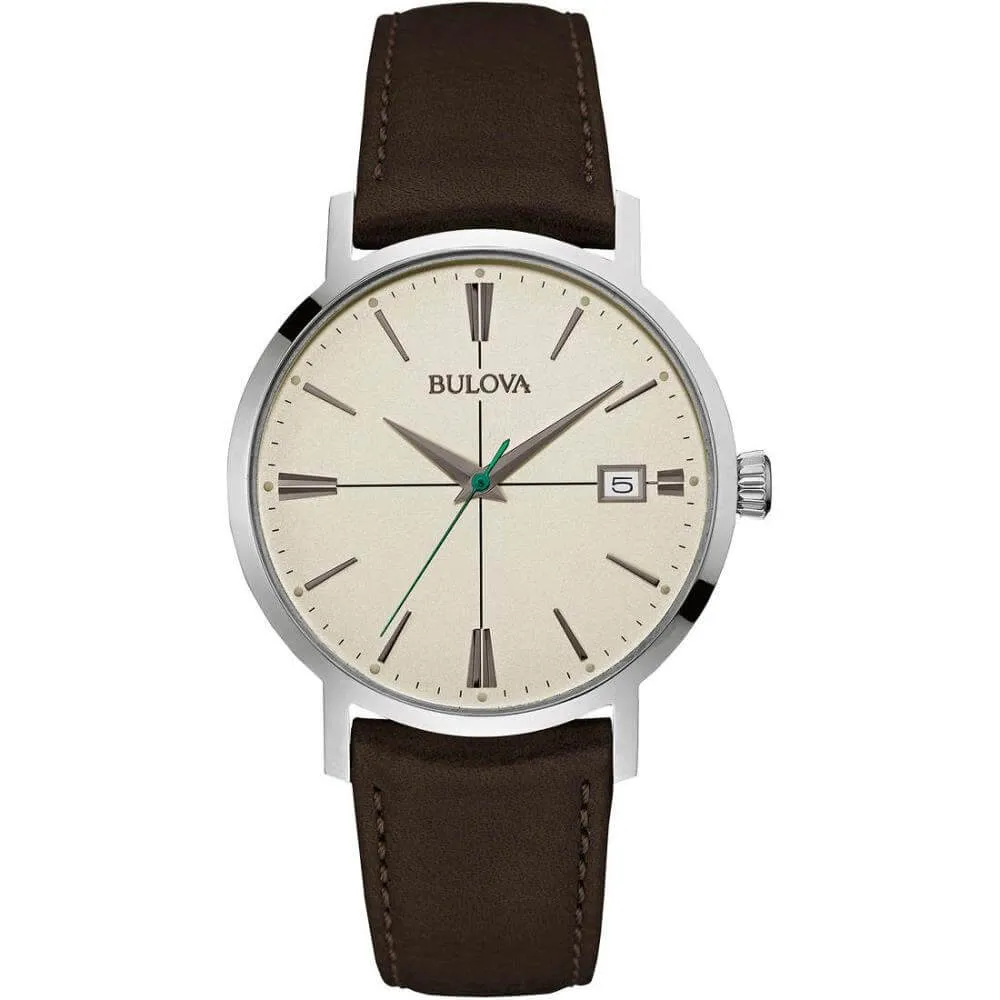 Orologio Bulova da Uomo in Acciaio e Pelle – Aerojet – 96B242