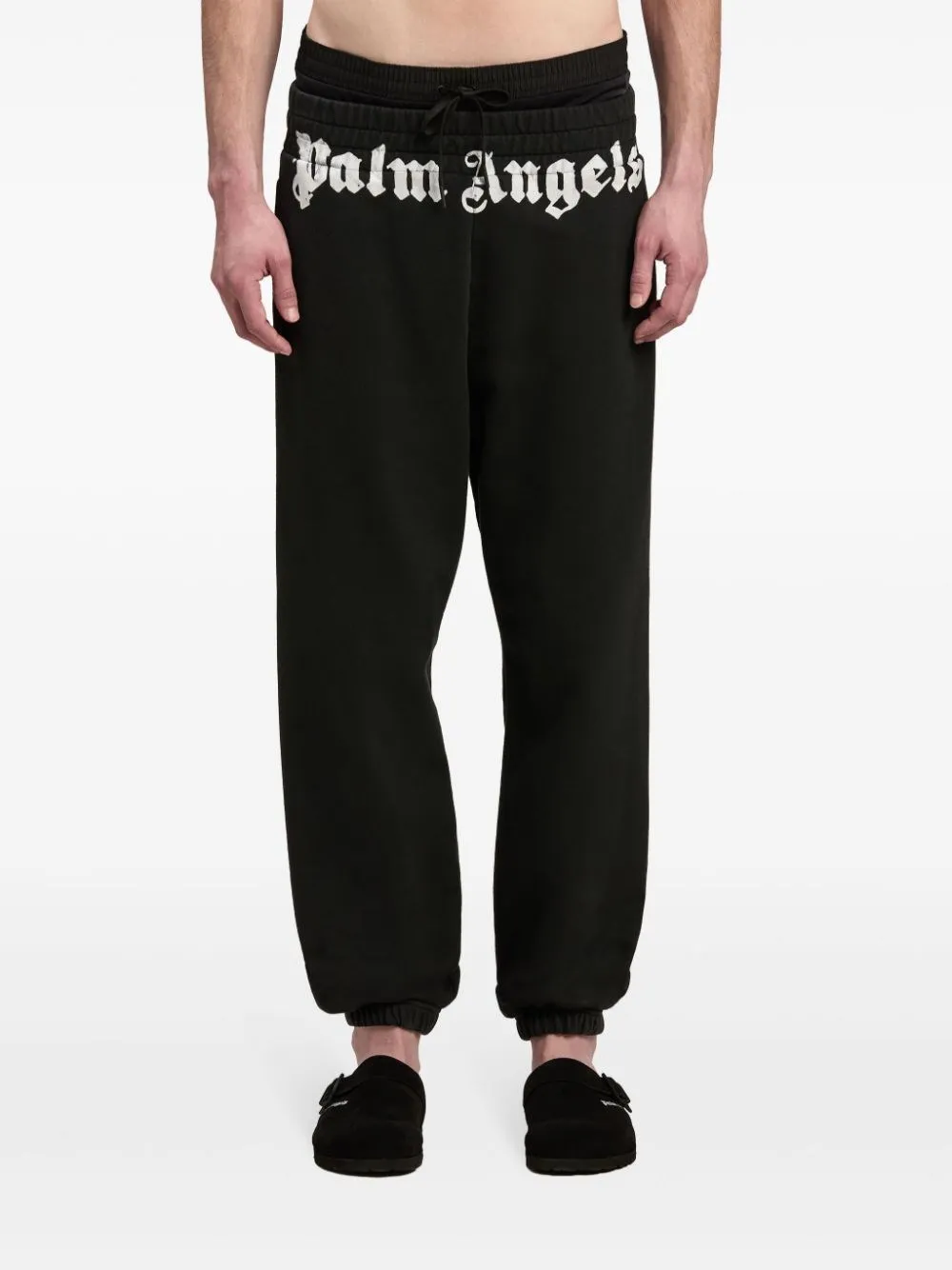 Palm Angels-Pantaloni sportivi con stampa