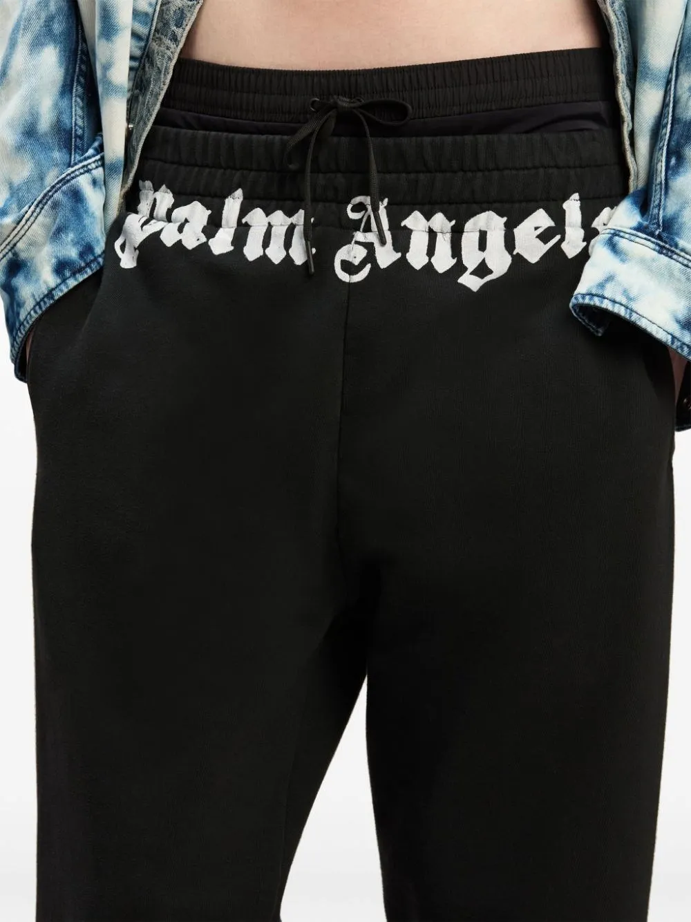 Palm Angels-Pantaloni sportivi con stampa