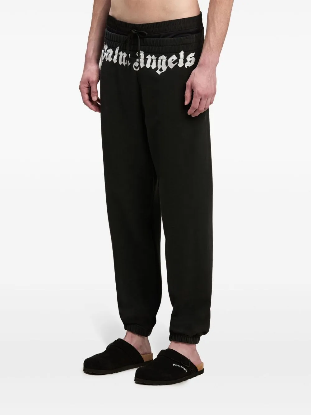 Palm Angels-Pantaloni sportivi con stampa