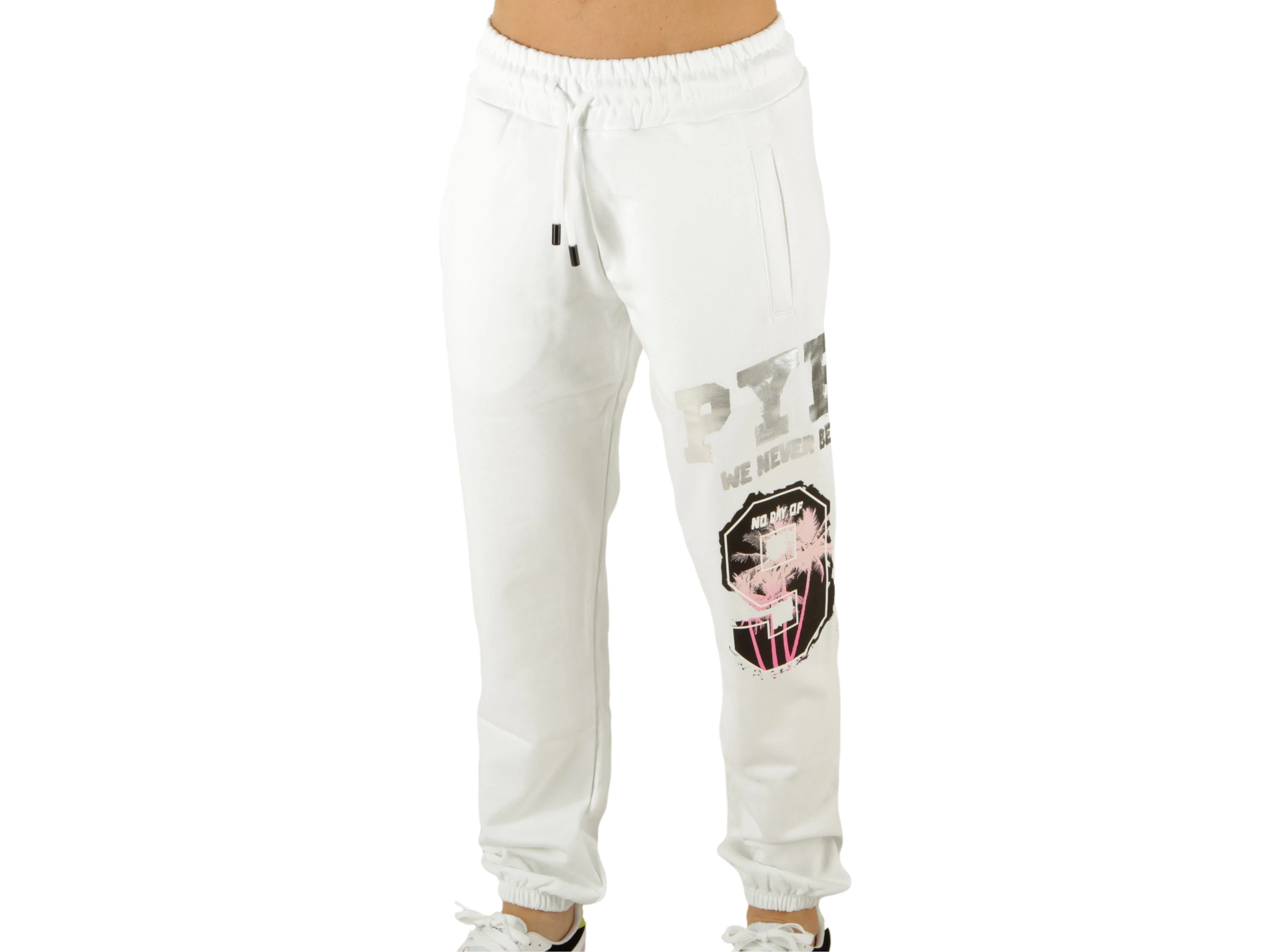 Pantalone In Felpa Donna Bianco