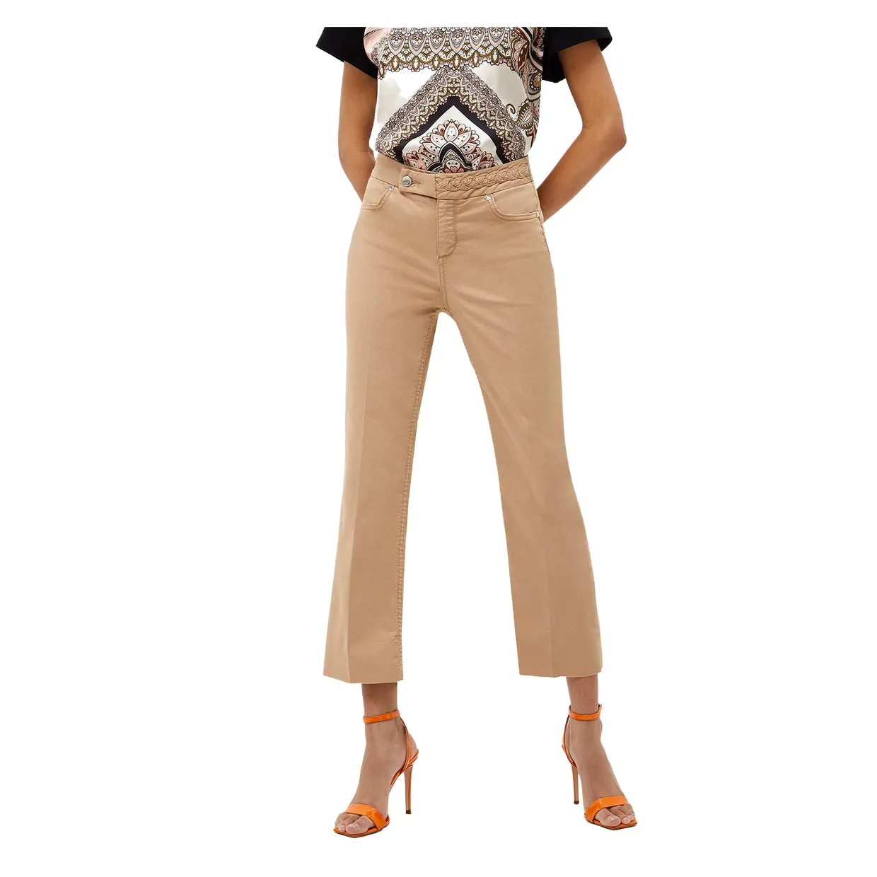 Pantaloni Donna Liu-Jo Bottom Up Beige